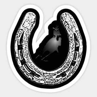 Rodeo Horseshoe Sticker